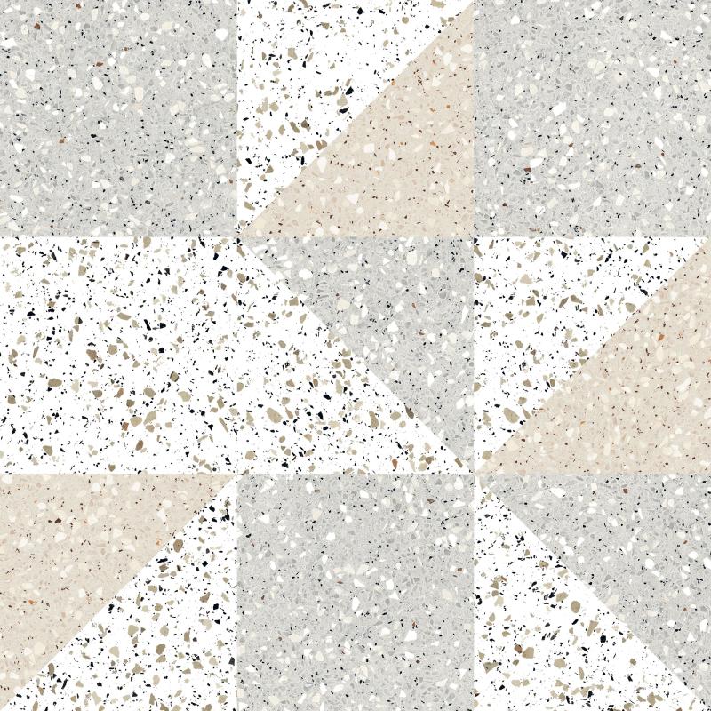 CMd03 Cosmos Patchwork 600x600 неполированный белый