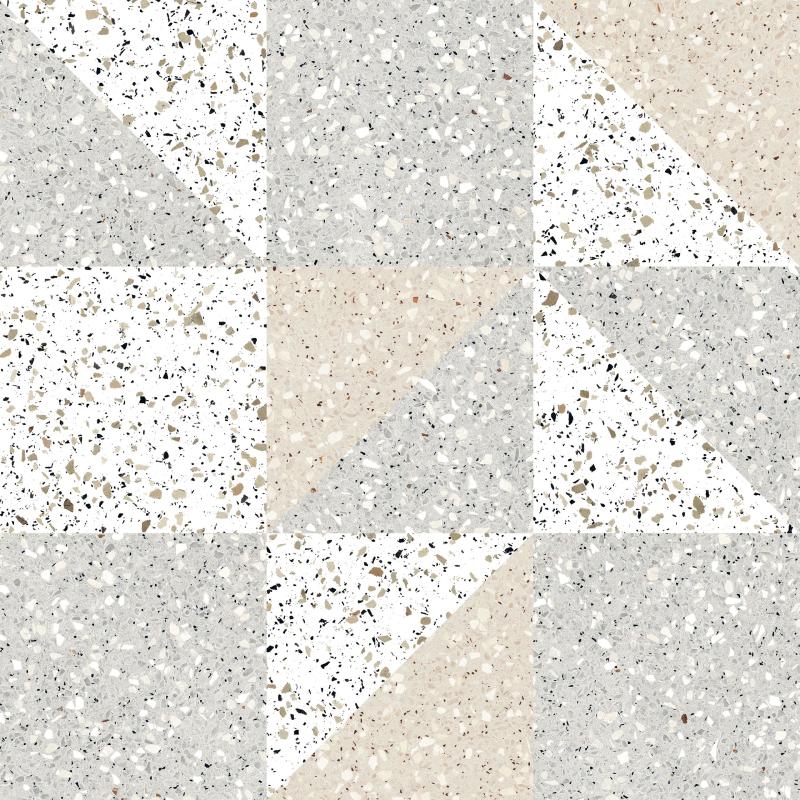 CMd03 Cosmos Patchwork 600x600 неполированный белый