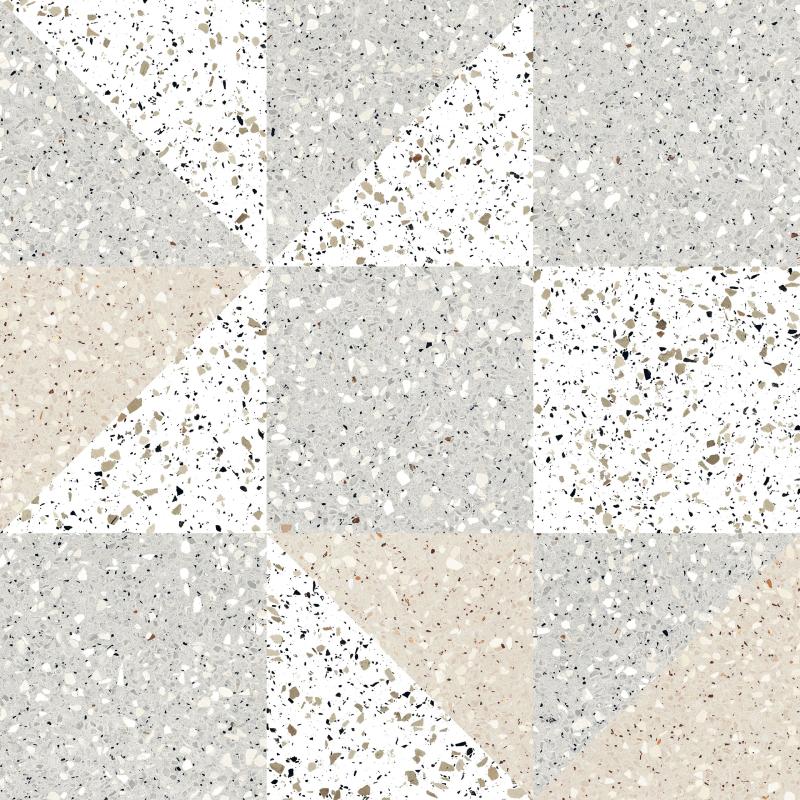 CMd03 Cosmos Patchwork 600x600 неполированный белый