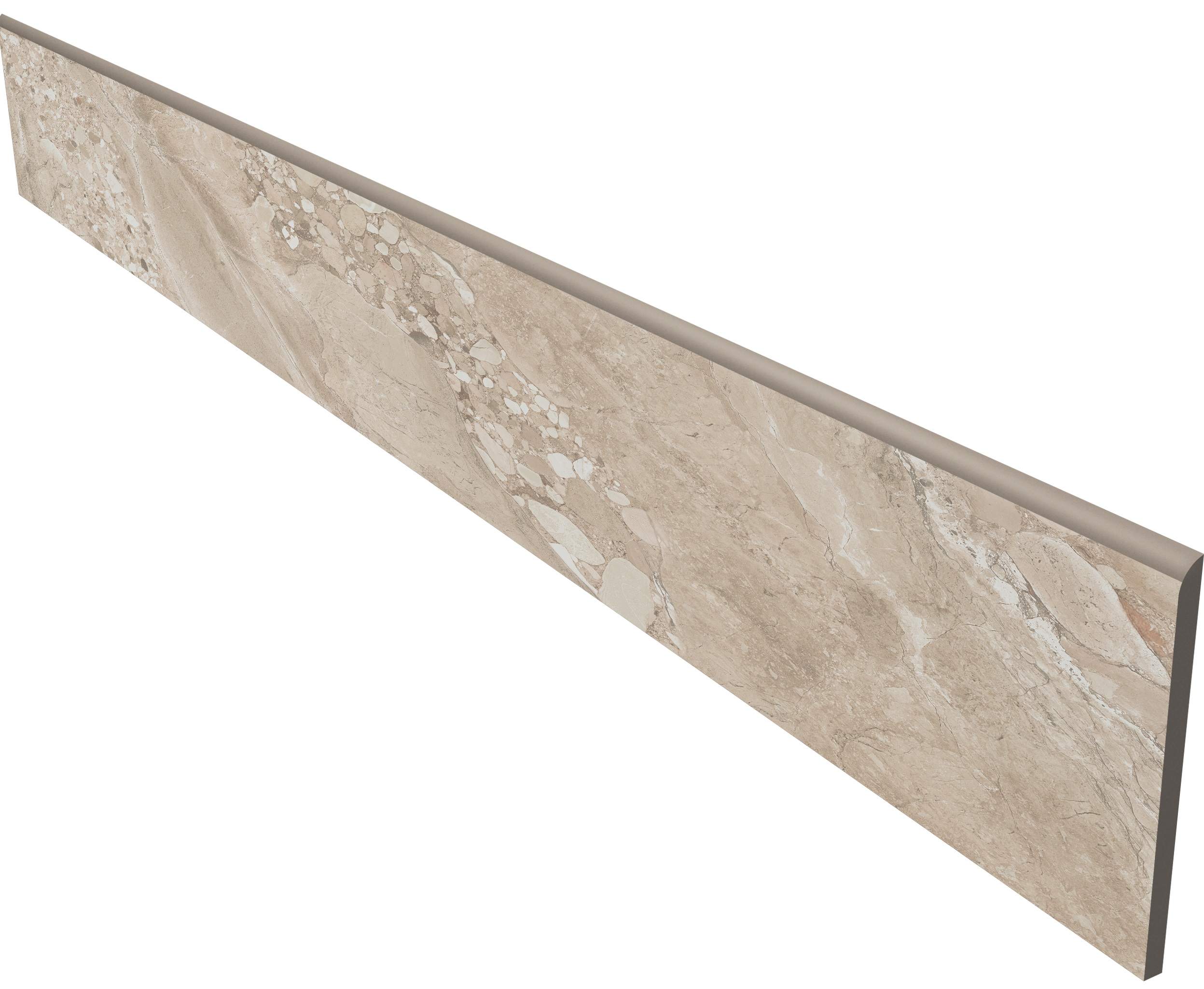 OM02 Oceanmist Beige 70x600 неполированный бежевый плинтус